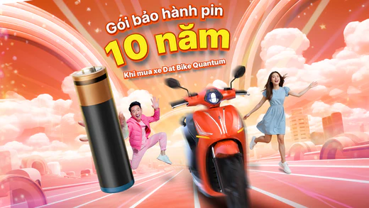 Ra mắt "Gói Bảo hành Pin 10 năm" khi mua xe Dat Bike