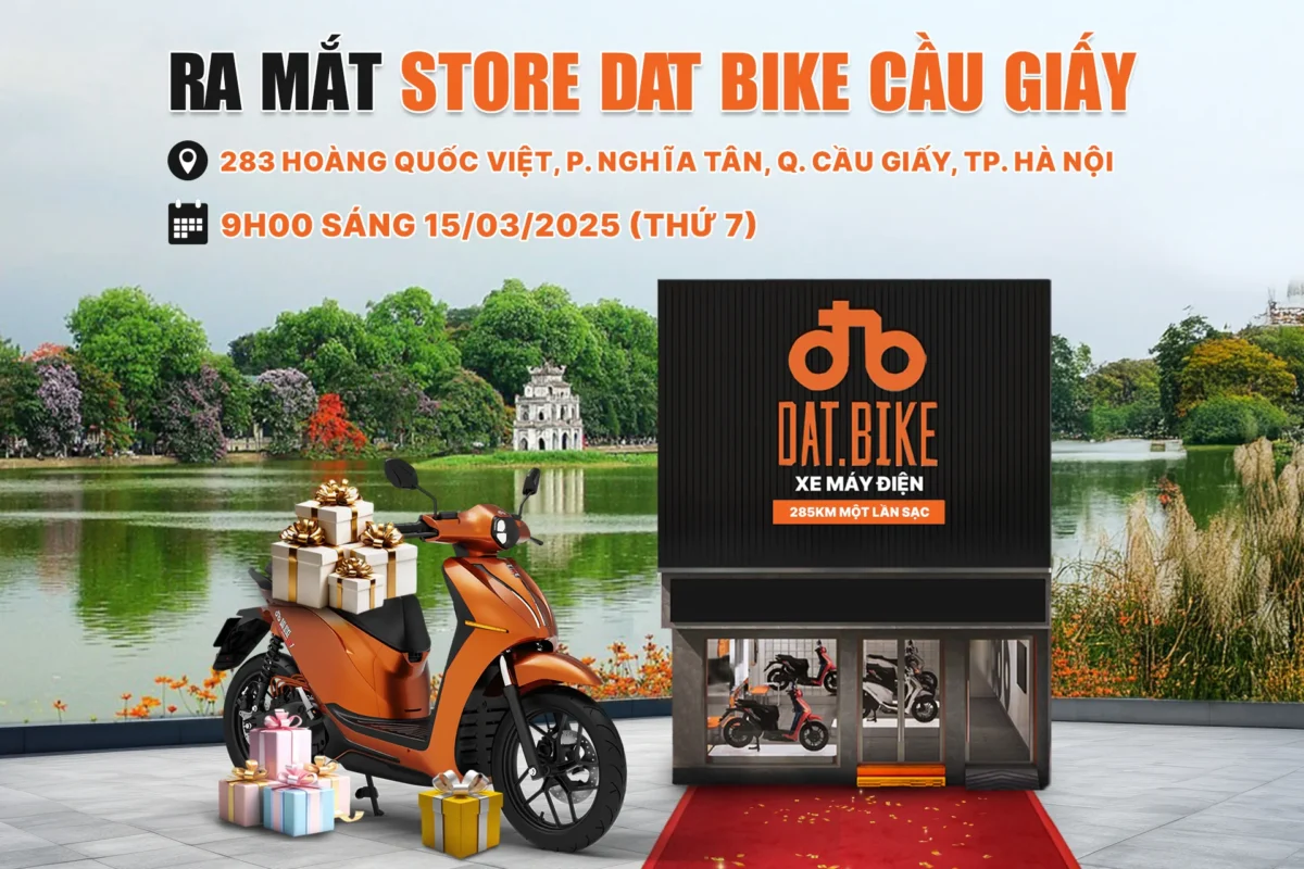 Dat Bike ra mắt Store Cầu Giấy (Hà Nội) – bước tiến lớn tại Miền Bắc